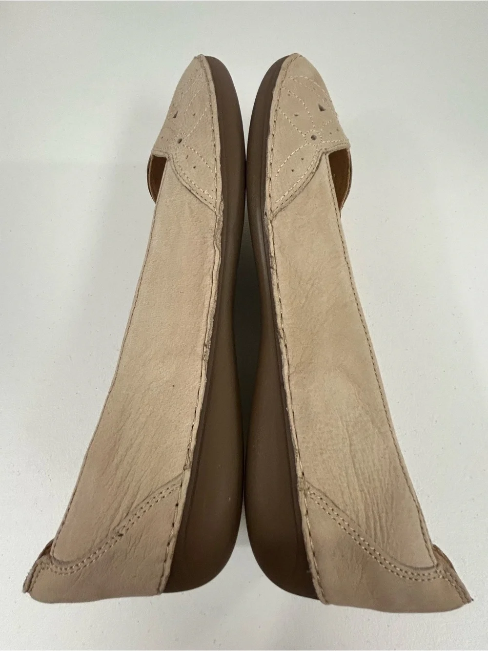 Naturalizer Kipper Ginger Snap Women's Beige Flats Size 11 NIB